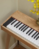 Donner DDP-60 88-Key Wooden Semi-Weighted Upright Digital Piano with 3-Pedal for Beginner