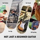 Donner DST-100R Kit de guitare électrique pleine grandeur 39 pouces à corps solide, débutant, avec amplificateur, sac, capo, sangle, corde, accordeur, câble, médiators
