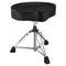 Donner Adjustable Heavy Duty Drum Throne Widened Motorcycle Style Seat Padded Stool for Home/Show