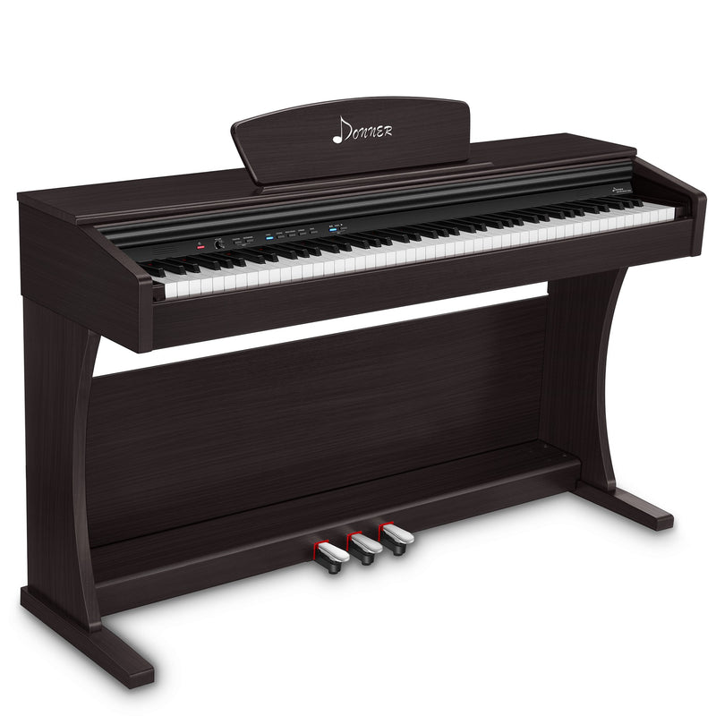 Donner DDP-300 Piano numérique complet à 88 touches, avec trois pédales
