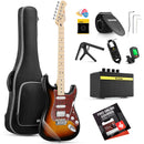 Donner DST-152 Full-Size ST Electric Guitar Kit with Amplifier 39-inch Coil Split HSS Pickup Beginner Set