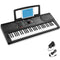 Moukey MEK-200 61-Key Full-Size Electronic Keyboard Portable Piano Kit for Beignner
