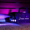 Machine à brouillard Donner DFM-400 500W avec lumières LED, Machine à fumée LED DJ avec télécommande sans fil et filaire, avec protection par fusible
